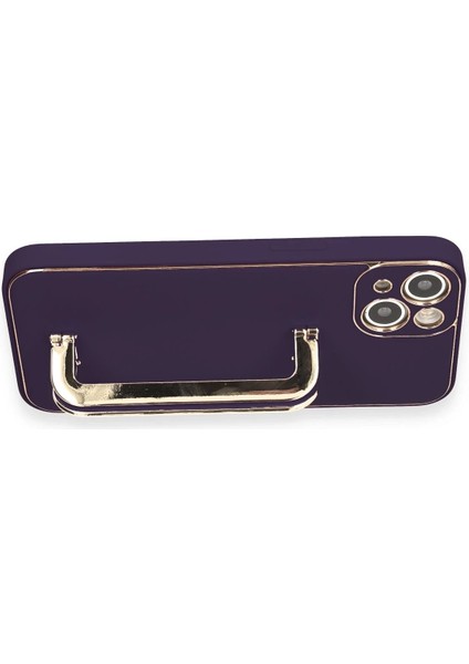 iPhone 14 Kılıf Coco Elit Kapak - Derin Mor - YKD1029-3572