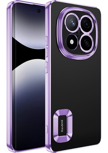 Poco X7 İle Uyumlu Şık Tasarımlı ve Parlak Velina Premium Silikon Case Cover