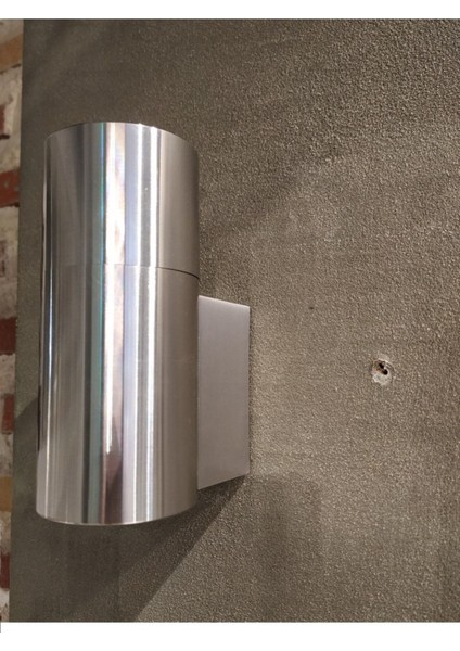 Dış Mekan Dekoratif Tek Yönlü Krom Aplik, Şık ve Dayanıklı Aydınlatma Seçeneği