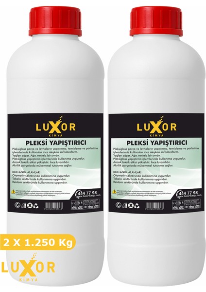 Pleksi Yapıştırıcı 2 x 1.250 kg