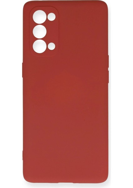 Oppo Reno 5 Pro Kılıf Nano Içi Kadife Silikon - Kiremit - YKD9616-8476