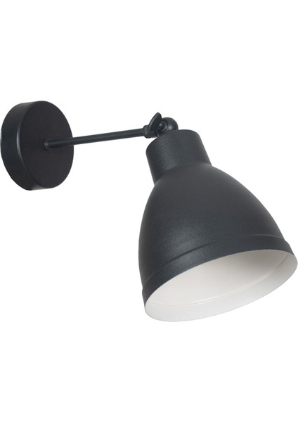 Şık Siyah Ayarlanabilir Modern Duvar Aplikası