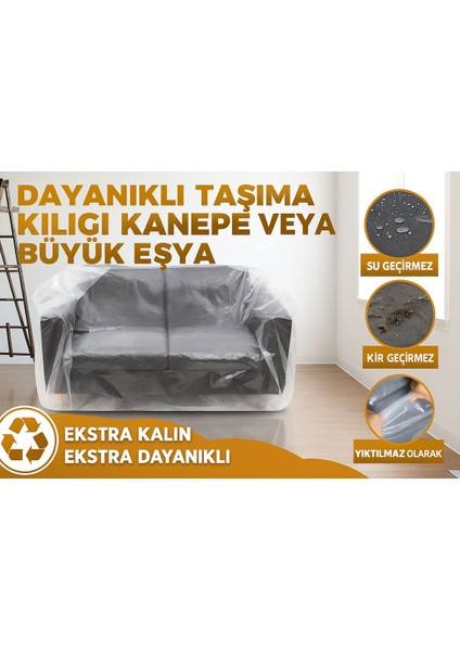 Taşıma Naylonu 2 Kişilik Koltuk Taşıma Ambalaj Naylonu Depolama Naylonu 240X165 fiyatları