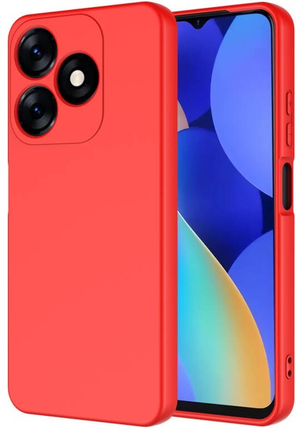 Tecno Spark 10 4g Kılıf Kılıf Içi Kadifeli Esnek Kadifon Lansman Premium Silikon Case Cover