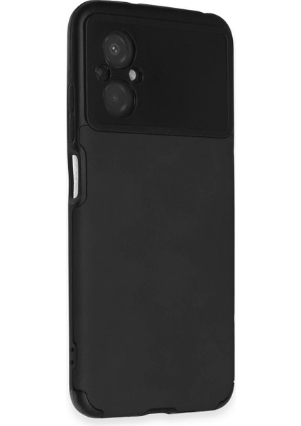 Xiaomi Poco M5 Kılıf Loop Deri Silikon - Siyah - YKD7859-7874