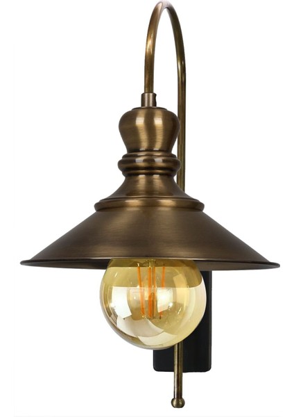 Kahverengi Nantes Eskitme Aplik Duvar Lambası, Modern ve Şık Tasarım modelleri