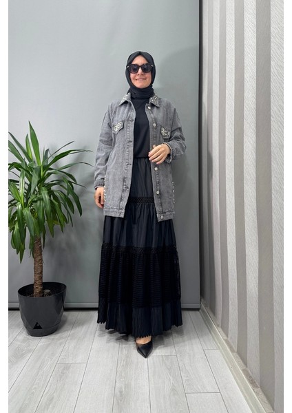 Kot Ceket Gri 25YGSCKT3844