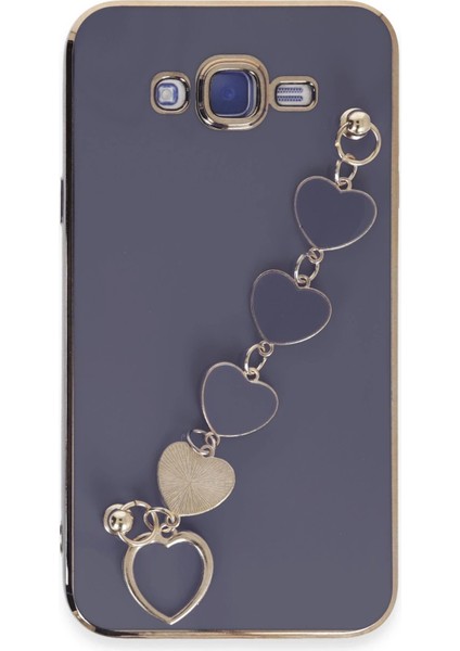 Samsung Galaxy J7 Kılıf Esila Silikon - Gri - YKD5983-6483