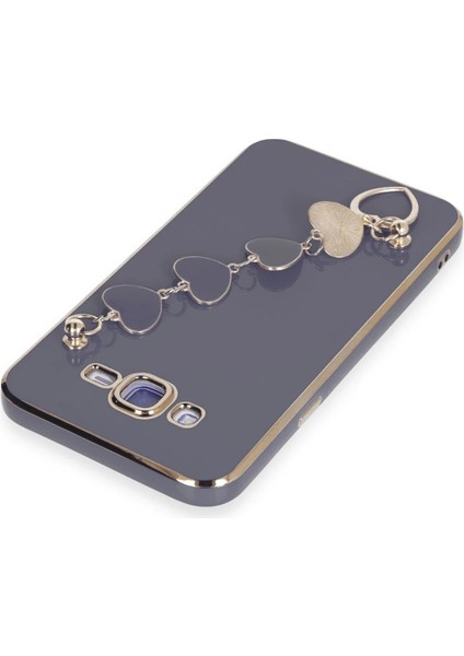 Samsung Galaxy J7 Kılıf Esila Silikon - Gri - YKD5983-6483