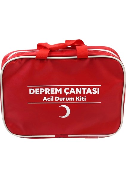 Deprem Çantası Ilkyardım Afet Seti Iki Kişilik Deprem Çantası 60 Ürün 102 Parça Hayatta Kalma Seti
