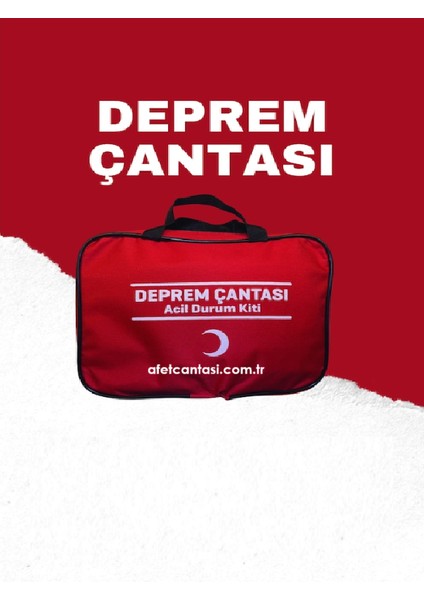Deprem Çantası Ilkyardım Afet Seti Iki Kişilik Deprem Çantası 60 Ürün 102 Parça Hayatta Kalma Seti