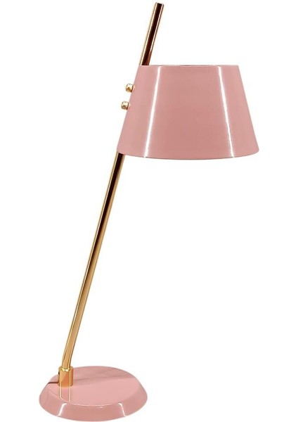 Şık Pembe Masa Lambası, Modern ve Şık Tasarım, Huzurlu Aydınlatma