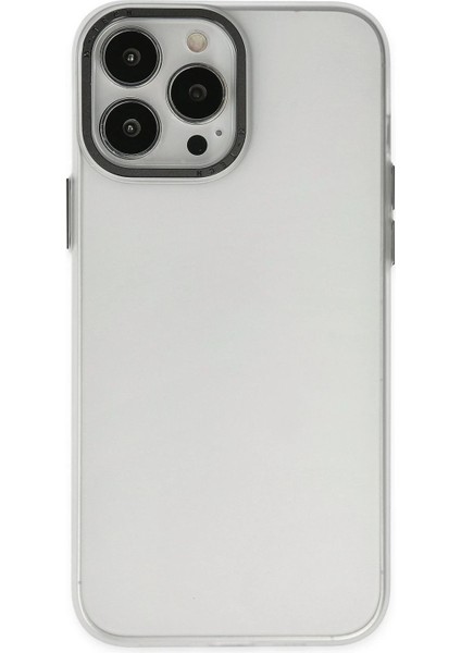 iPhone 14 Pro Max Kılıf Modos Metal Kapak - Şeffaf - YKD8176-3834
