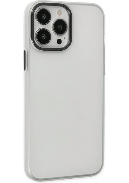 iPhone 14 Pro Max Kılıf Modos Metal Kapak - Şeffaf - YKD8176-3834