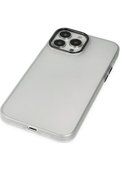 iPhone 14 Pro Max Kılıf Modos Metal Kapak - Şeffaf - YKD8176-3834