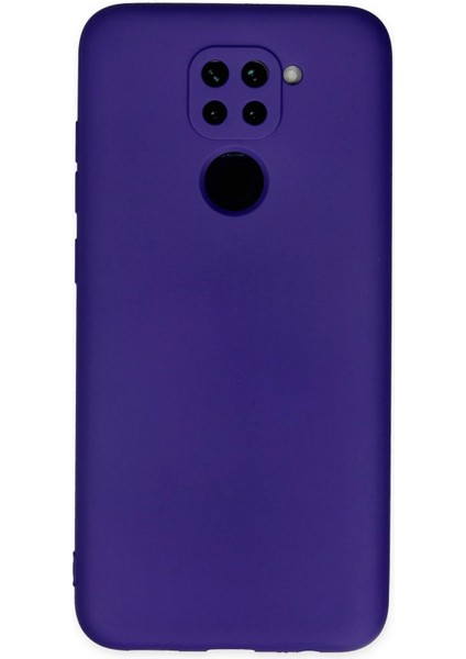Xiaomi Redmi Note 9 Kılıf Nano Içi Kadife Silikon - Mor - YKD8504-3188