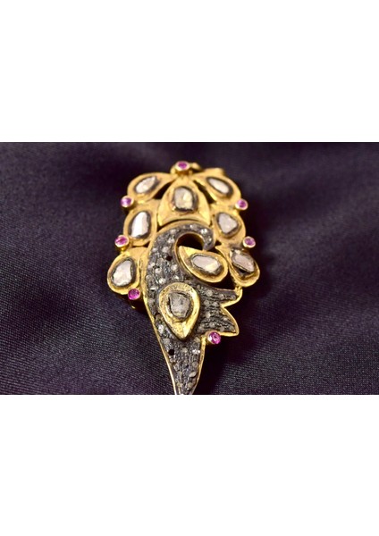 Yakut ve Elmas Antika Kolye fiyatları