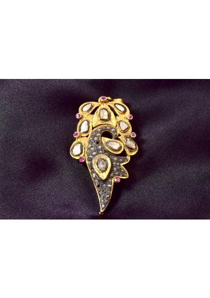 Yakut ve Elmas Antika Kolye modelleri