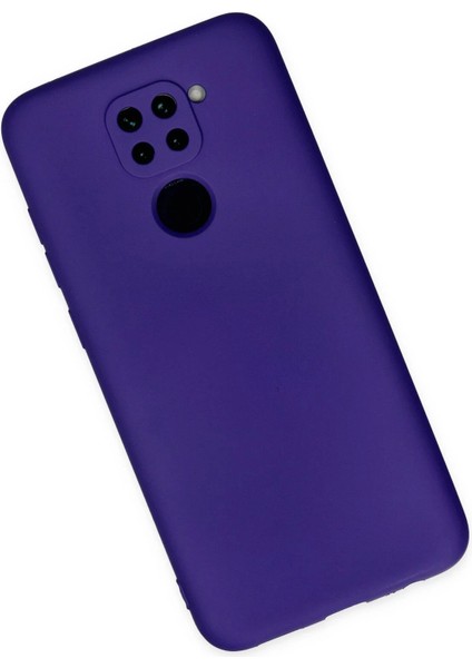 Xiaomi Redmi Note 9 Kılıf Nano Içi Kadife Silikon - Mor - YKD8504-3188