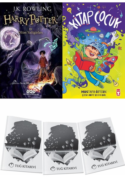 Harry Potter ve Ölüm Yadigârları ve Kitap Çocuk + Hediyeli