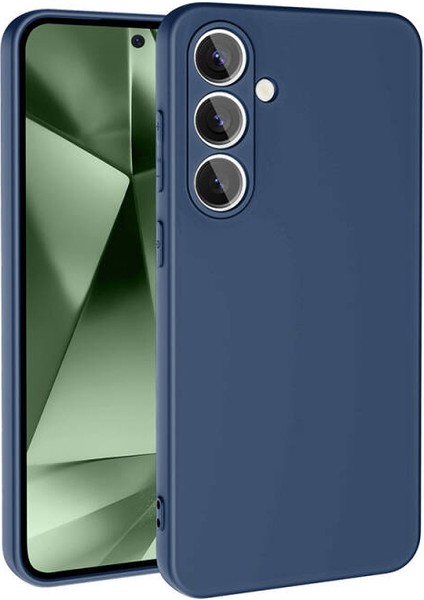 Samsung Galaxy S24 FE Kılıf Kılıf İçi Kadifeli Esnek Kadifon Lansman Premium Silikon Case Cover