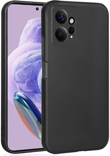 Xiaomi Redmi Note 12 4g Kılıf First Silikon - Siyah - YKD5755-4322
