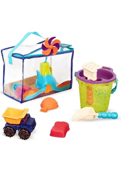 B.toys Yaz Plaj Seti, Beyaz, Renkli ve Eğlenceli Yaz Tatili Teması