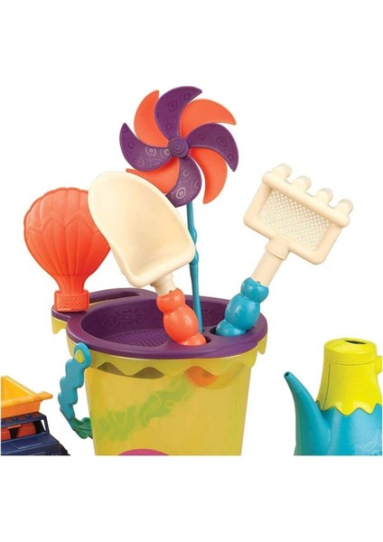 B.toys Yaz Plaj Seti, Beyaz, Renkli ve Eğlenceli Yaz Tatili Teması fırsatları