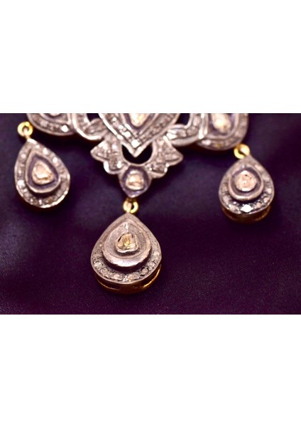 Yakut ve Elmas Antika Kolye modelleri