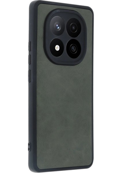 Xiaomi Redmi Note 14 Pro 5g Kılıf Aras Deri Kapak - Koyu Yeşil - YKD5461-5683