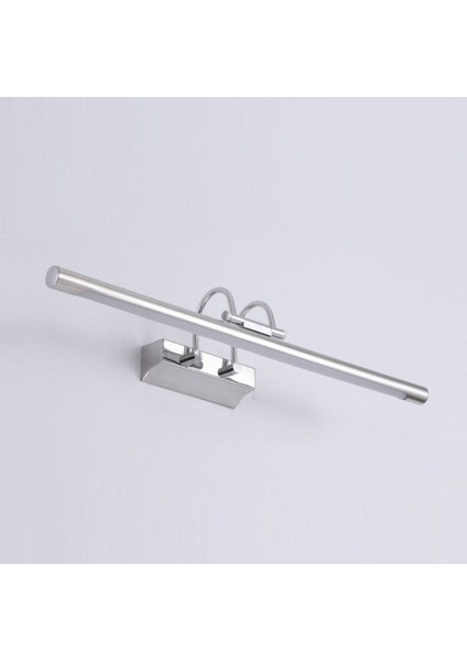 7 W LED Duvar Aplik, Sarı Işık, Krom, 55 Cm, Şık ve Modern Tasarım