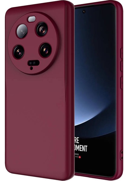 Xiaomi Mi 13 Ultra Kılıf Kılıf İçi Kadifeli Esnek Kadifon Lansman Premium Silikon Case Cover