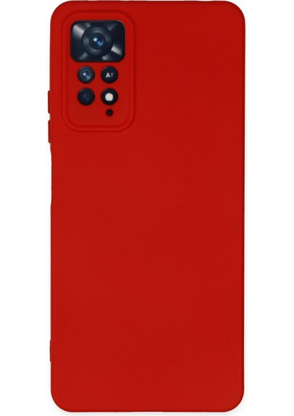 Xiaomi Redmi Note 11 Pro Kılıf Nano Içi Kadife Silikon - Kırmızı - YKD9064-6828