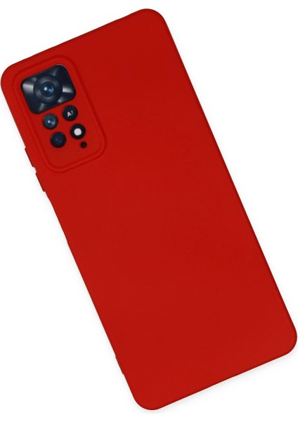 Xiaomi Redmi Note 11 Pro Kılıf Nano Içi Kadife Silikon - Kırmızı - YKD9064-6828