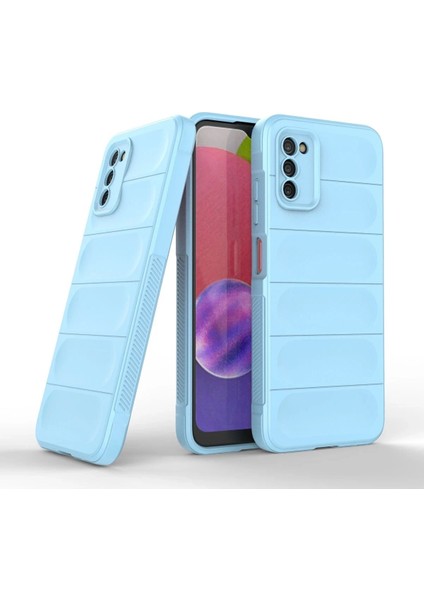 Samsung Galaxy A03S Kılıf Optimum Silikon - Sky Blue - YKD6908-1705