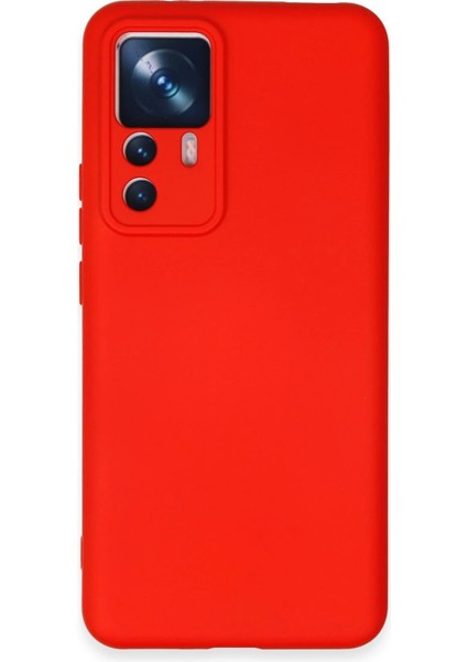Xiaomi Mi 12T Pro Kılıf Nano Içi Kadife Silikon - Kırmızı - YKD8168-1854