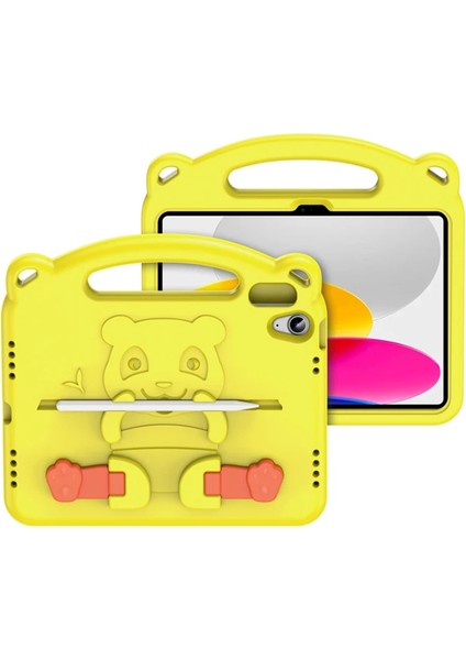 Dux Ducis iPad 10.2 2022 Kılıf Panda Serisi Çocuk Shockproof Standlı Kılıf-(19 - YKD7620-5670