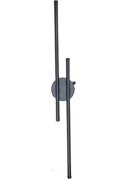 Şarjlı Ikili Çubuk LED Aplik 10W 70CM Gün Işığı Siyah