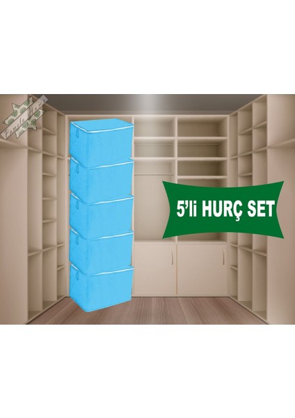 Dayanıklı Çok Amaçlı Hurc Seti, Tela Malzeme, 55X35X35 Boyut, Renk: Mavi fiyatları