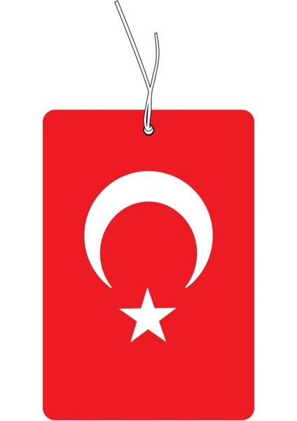 4'lü Türk Bayrağı Tasarımlı Dekoratif Oto Araç Araba Kokusu ve Aksesuarı(Cute Esanslı) fiyatları