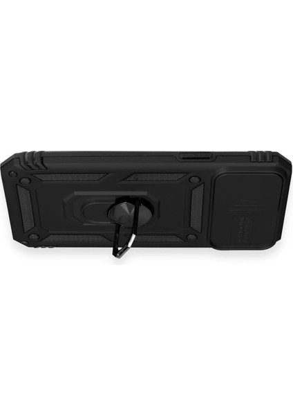 iPhone 12 Pro Max Kılıf Pars Lens Yüzüklü Silikon - Siyah - YKD2975-2846 modelleri