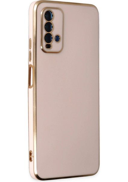 Xiaomi Redmi 9t Kılıf Volet Silikon - Pembe - YKD5926-8407
