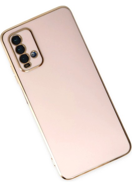 Xiaomi Redmi 9t Kılıf Volet Silikon - Pembe - YKD5926-8407