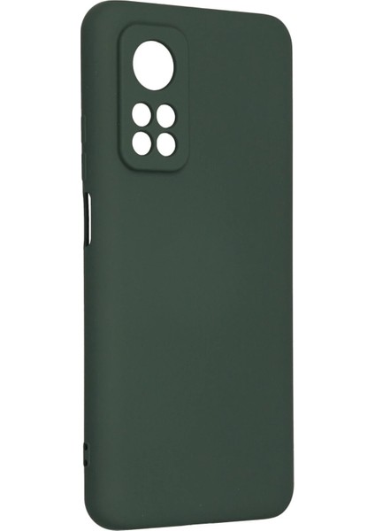 Xiaomi Mi 10T Kılıf Nano Içi Kadife Silikon - Koyu Yeşil - YKD5489-7864