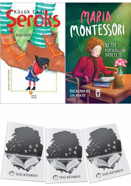 Küçük Cadı Şeroks ve Maria Montessori Haydi Kurtaralım Dünyayı 3 + Hediyeli