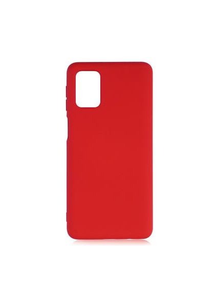 Samsung Galaxy M31S Kılıf Kılıf İçi Kadifeli Esnek Kadifon Lansman Premium Silikon Case Cover