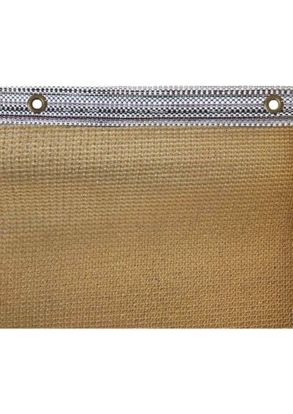 4x5 Metre %95 Gölgelik Krem File, 180 G/m² Özel Dikimli Kuşgözü ile