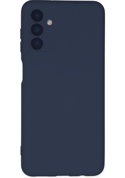 Samsung Galaxy A04S Kılıf Nano Içi Kadife Silikon - Lacivert - YKD4004-9106