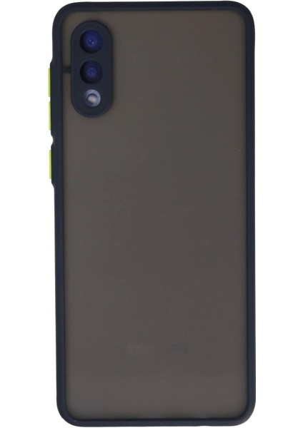Samsung Galaxy A02 Kılıf Montreal Silikon Kapak - Lacivert - YKD3963-1394