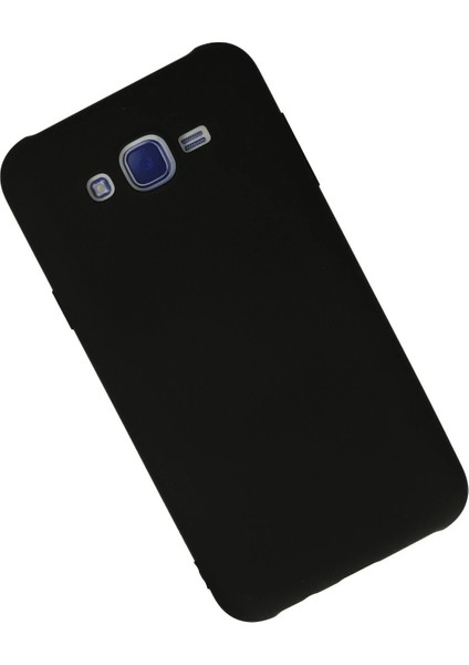 Samsung Galaxy J7 Kılıf Nano Içi Kadife Silikon - Siyah - YKD1457-4838